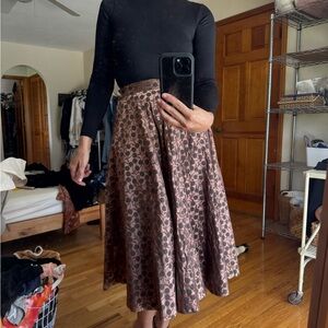 1950’s midcentury cherry print circle skirt